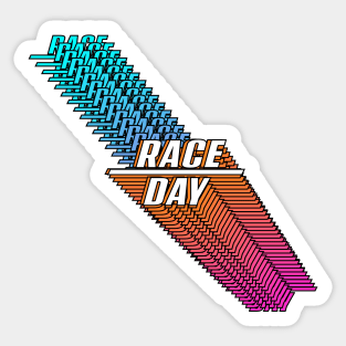 race day Sticker